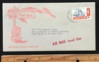 Bahamas Pink Sands Harbour Island Qeii Air Mail Cover To Michigan Usa 1974