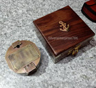 Vintage Functional Compass With Antique Marine Brass Brunton Compass Engraved