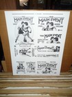 The Main Event  Orig Uncut 6   8  And 9  Ads   A Slug Sheet  barbra Streisand 