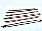6 Vintage Soviet Ussr Violin Bows String Instrument Bow Lot Original Wooden