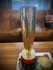 Vintage Ralph Lauren Silverplate 12  Trumpet Vase Art Deco Fluted Bud Home Decor