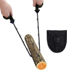 Pocket Chainsaw With Paracord Handle  Folding Chain Hand Saw  Emergency Outdoor
