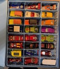 Lot Of 24 1960s-80s Matchbox  Hot Wheels   Vintage Tintoys Diecast Cars   Case