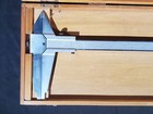 Vernier Caliper 22 In Inside Outside 0 001 Machinist Wood Case Made In Germany