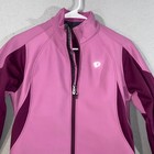 Pearl Izumi Womens Jacket Medium Pink Purple Cycling Elite Softshell Reflective