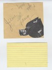 Spanky Mcfarland Our Gang Signed Sketch Little Rascals   June Lang Autograph Coa