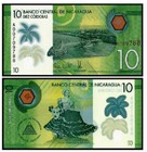 2014-2022 Nicaragua 10 Cordobas P-209 Unc New Banknote