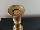 Vintage Antique Brass Candle Stick Candle Push Up 9    Tall