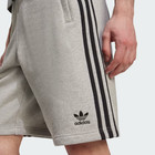 Adidas Originals 3-stripes Shorts Men s Size L Gray black Zip Pockets Jy1381