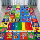 Educational Baby Play Mat Rug For Toddlers - Abc Numbers Animals  78 7x59 Inch