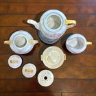 Rare  Antique Psaa Bavaria Porcelain Teapot  Sugar Bowl  Creamer   Butter Dish