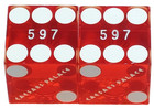 Caesar s Palace Las Vegas  Nv Pair 2-dice  Table Played 19mm Casino Dice
