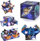Fidget Toys For Kids 2 In 1 Star Cube Magic Cube Puzzle Toys