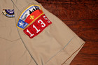 Boy Scouts Of America Bsa Youth Shirt Tan Large Vented Poly Microfiber Soft