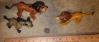 Lot Of 3 Disney Lion King Scar Simba Shenzi Fight Action Figures 1994 Mattel Toy