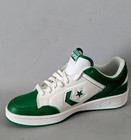 Converse Weapon Leather Low Basketball Shoes Mens 10 Green Vintage White A11957c