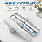 Toothbrush Travel Case Aluminum  Manual Tooth Brush Holder For Traveling 