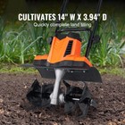 10 Amp Electric Tiller Corded Electric Tiller cultivator 14  W X 3 94  D
