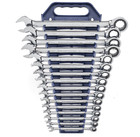 Gearwrench 9416 16pc Metric Ratcheting Combination Wrench Set 72-tooth