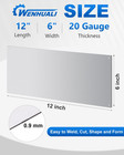 8 Pcs 12 X 6 Cold Rolled Mild Steel Plates 20 Ga Steel Sheet Metal