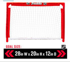 Franklin Sports Mini Hockey Rink Set Half Rink With Sticks Balls And Goal New