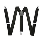 Buyless Fashion Suspenders For Men 48  Elastic Adjustable Straps 1 1 4  X Back
