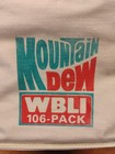 Vintage Mountain Dew 6 Pack Cooler Bag - Rare 90s - 106 1 Wbli New York  clean 