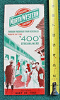 1961 Chicago   North Western Railway  400  Streamliners Railroad Passenger Train