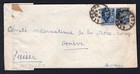 French Algeria 1943 Dual Censored Cover To Switzerland  British   German Tapes