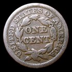 1848 Braided Hair Large Cent Penny  ---- Nice Coin ----  096w