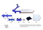 Intbuying Screen Printing Press T-shirt Screen  With Removable Pallet Bracket