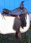 The American Childs Show Saddle- 12  - Silver padded Seat -tooled Design- Great 