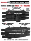 Maddog Sports 6 1 Paintball Harness Pods Standard Remote Coil