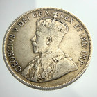 1917 C Newfoundland Canada 50 Cents Half Dollar Km  12 Circulated Coin Aa812