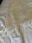 Thula Tula Ivory African Zebra Print Blanket Fringe Throw Made In Africa