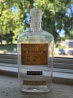 Antique Prescription Poison Labeled Flask Style Medicine Bottle Paper Labels