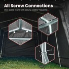 King Bird 15 20ft Heavy Duty Anti-snow Carport  Storage Car Canopy Outdoor