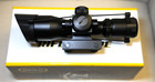 Pinty 2 5-10x40 Red Green Illuminated Mil-dot Tactical Rifle Scope With Laser