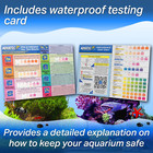 9 In 1 Aquarium Test Strips For Salt   Freshwater  Fish Tank Tester Kit For Iron