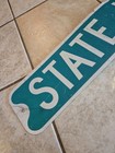 Vintage Retired Street Sign State Highway 65 Reflective Aluminum Traffic Road