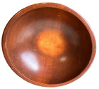 Vintage 1930s-40s Mcm Munising Large Yarn Wood Bowl 3 Leg Tripod Stand Brown
