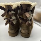 Ugg Australia Womens Bailey Bow Ii Boots Size 8  Brown Excellent Condition