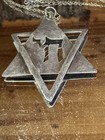 Israel 925 Sterling Silver Star Of David Chai        Pendant Necklace