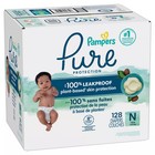 Pampers Pure Protection Diapers Size 0  128ct Shea Butter Liner Plant-based
