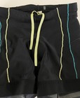 Zoot Womens Cycling Tri Shorts Triathlon Xs Black 6 Inch Inseam Drawstring Neon