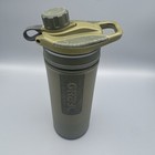 Grayl 24oz Geopress Purifier - Covert  Olive Drab Water Filter   Purifier Bottle