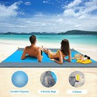Beach Blanket  Sand Free Waterproof Picnic Blankets Oversized 83  X 79 