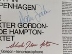 Dexter Gordon Signed Autographed   2 Lp Slider Hampton Original Great Jazz Rare