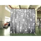 8ft X 8ft Backdrop   Stand tension Fabric reusable Luxury Wedding Backdrop Usa