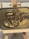 Vintage The Fonz Fonzie Aaaay Happy Days Metal Belt Buckle Brass Finish 1976    